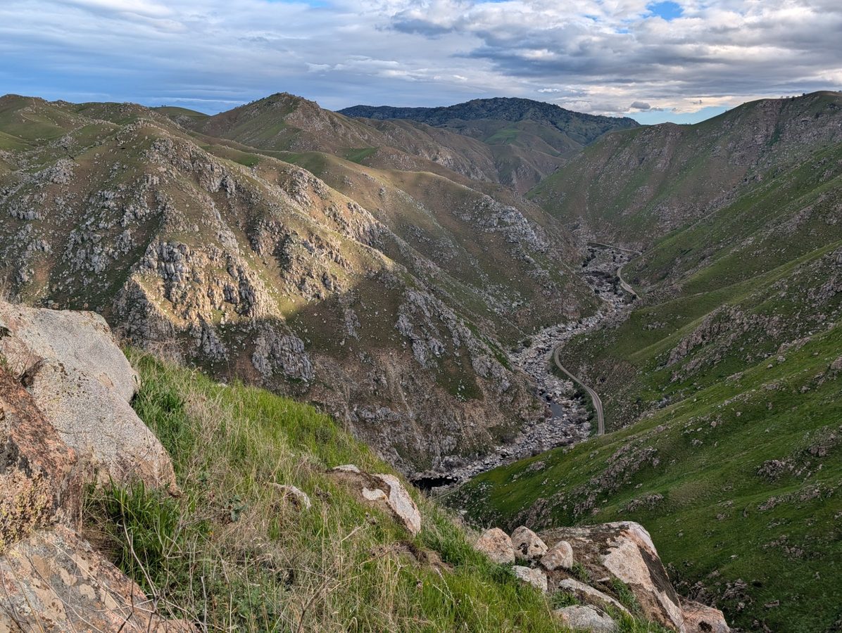 Kern Canyon aerial view